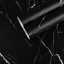CHIHUT Black Marble Contact Paper for Countertops Marble Peel and Stick Wallpaper 17.7"x236"