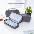 thumbnail image 4 of Estuche De Viaje Para Medicamentos Para Diabéticos, Papel De Aluminio Liviano, Capa Acolchada, Bolsa Refrigeradora Para Medicamentos De Viaje, Tela Oxford 900D Portátil, Amplia, 4 of 7