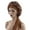 Coffee Brown, variant on Large Satin Silk Hair Bonnet with Tie Band Adjustable Hair Wrap, Black