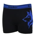 thumbnail image 3 of Junior Boy Seamless Boxer Briefs, Boyshorts Panty, Wolf-Solid Multi Colors, One Size, 6-Pack, 3 of 8