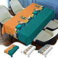thumbnail image 1 of MTBLYS Tablecloth Non Oil Washable Dining Tablecloth Polyester Fabric Green White Gray 140X220Cm 55.11X86.61In Tea Table Cloth Cloth Kitchen Home Use, 1 of 7