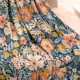 thumbnail image 4 of Pioneer Flower Floral Print Pattern Blanket,Comfortable Soft Lamb Wool Throw Blanket,All Season,Warm Lightweight Blankets for Sofa Bed Couch Living Room Chair,50"x60", 4 of 4