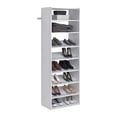 thumbnail image 3 of Easy Track Étagères à Chaussures Inclinées de 24 Pouces avec Rails de Clôture Chromés, Blanc (3 Pack), 3 of 6