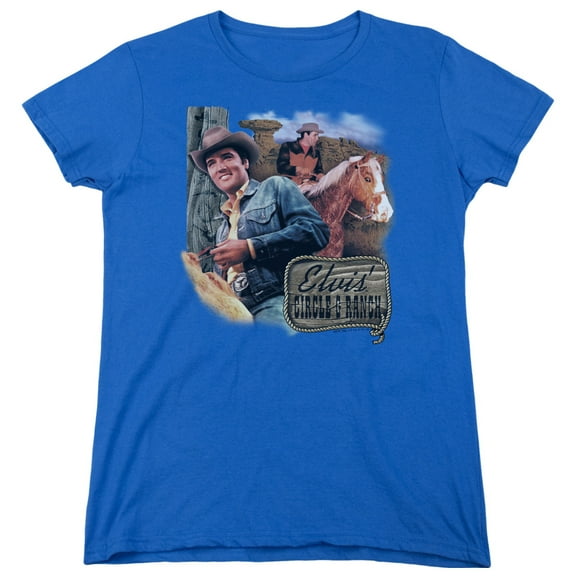 Elvis Presley - Ranch - Women's Short Sleeve Shirt - Large