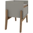 thumbnail image 4 of Manhattan Comfort Essence Table de Chevet 1 Tiroir en Gris, 4 of 10