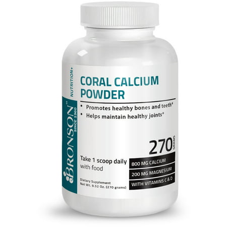 Bronson Coral Calcium Powder,  9.46 oz.