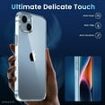 thumbnail image 5 of Designed for iPhone 14 Case Clear, with 2 x Screen Protector and Camera Lens Protector [Not Yellowing] Protective Case for iPhone 14 6.1 inch-Clear, 5 of 12