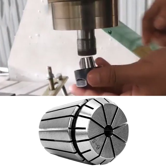 Portabrocas De Boquilla CNC De Acero De 65 Mn, Precisión ER32 De 0,008 Mm Para Máquina CNC, Hecho De Acero Para Resortes De 65 Mn De Con Buena Tenacidad Y Resistencia A La