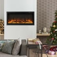 thumbnail image 2 of Costway 36" Electric Fireplace Recessed Wall Mounted Freestanding with Remote Control, 2 of 10