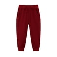 thumbnail image 5 of Hessimy Boys Pull-On Relaxed Fit School Uniform Pant 6-12 Months 12-24 Months 2T 3T 4T 5T 6T 7T 8T 9T Children(Wine,6-7 Years), 5 of 5