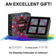 thumbnail image 6 of SHASHIBO Gift Box of 4 - Award-Winning, Patented Fidget Cube w/ 36 Rare Earth Magnets - 3D Magic Cube–Shashibo Cube Magnet Fidget Toy Transforms Into Over 70 Shapes (Chaos - Artist Series), 6 of 9