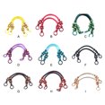 thumbnail image 2 of Decodeary 2pieces Multi Color Handle Shoulder Bag Belt Practical And Elegant Wood Bead red 46cm 1Set, 2 of 6