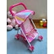 thumbnail image 5 of Carriola para Muñeca con Capota Rosa 45 cm x 36 cm x 25 cm, Cochecito Plegable Infantil, Estructura Metálica  Ligera, Juguete de Paseo, 5 of 5