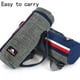 thumbnail image 3 of Naiovety Bolsa aislante para botella de agua, forro de aluminio, lavable, resistente, gran capacidad, bebida, fruta, refrigeración, bolsa de Kits de desorden para acampar Gris, 3 of 6