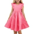 thumbnail image 5 of Tkrady Dress for Girls Spring Summer New Print Breathable Crewneck Fashion Princess Dresses, Sizes 3-9 Years, 5 of 5
