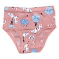 thumbnail image 2 of 9 Pack Toddler Little Girls Kids Cotton Briefs Underwear, Hipster Panties Size 2T 3T 4T 5T 6T, 2 of 4