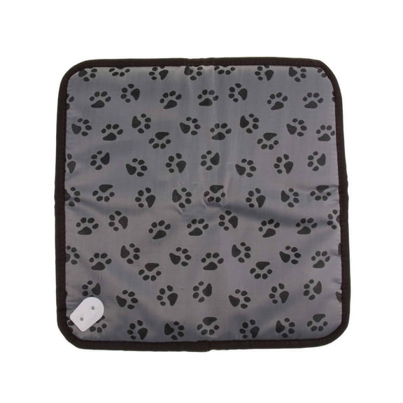 BESTSKY Heating Pad,Water Proof Small Dog Beds,Polyester Dog Heating Pad,Gray,Footprint2