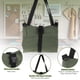 thumbnail image 1 of Scienceny Bolsa de herramientas de lona, duradera y exquisita artesanía, múltiples bolsillos, bolsa de herramientas de reparación Herramientas eléctricas verde, 1 of 6