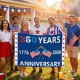 thumbnail image 5 of Us 250 Flag – 250th Anniversary USA Double Sided 3-Ply Outdoor Flag, We The People 1776-2026 Patriotic Yard & House Banner for 4th of July (3X5), 5 of 5