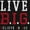 Black, variant on Live BIG Believe In God Christian Men's Graphic T Shirt Tees Brisco Brands L
