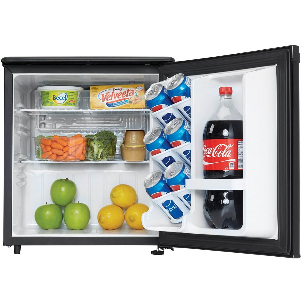 Danby Designer 1.7 Cubic Foot Mini Fridge Compact Refrigerator, Black