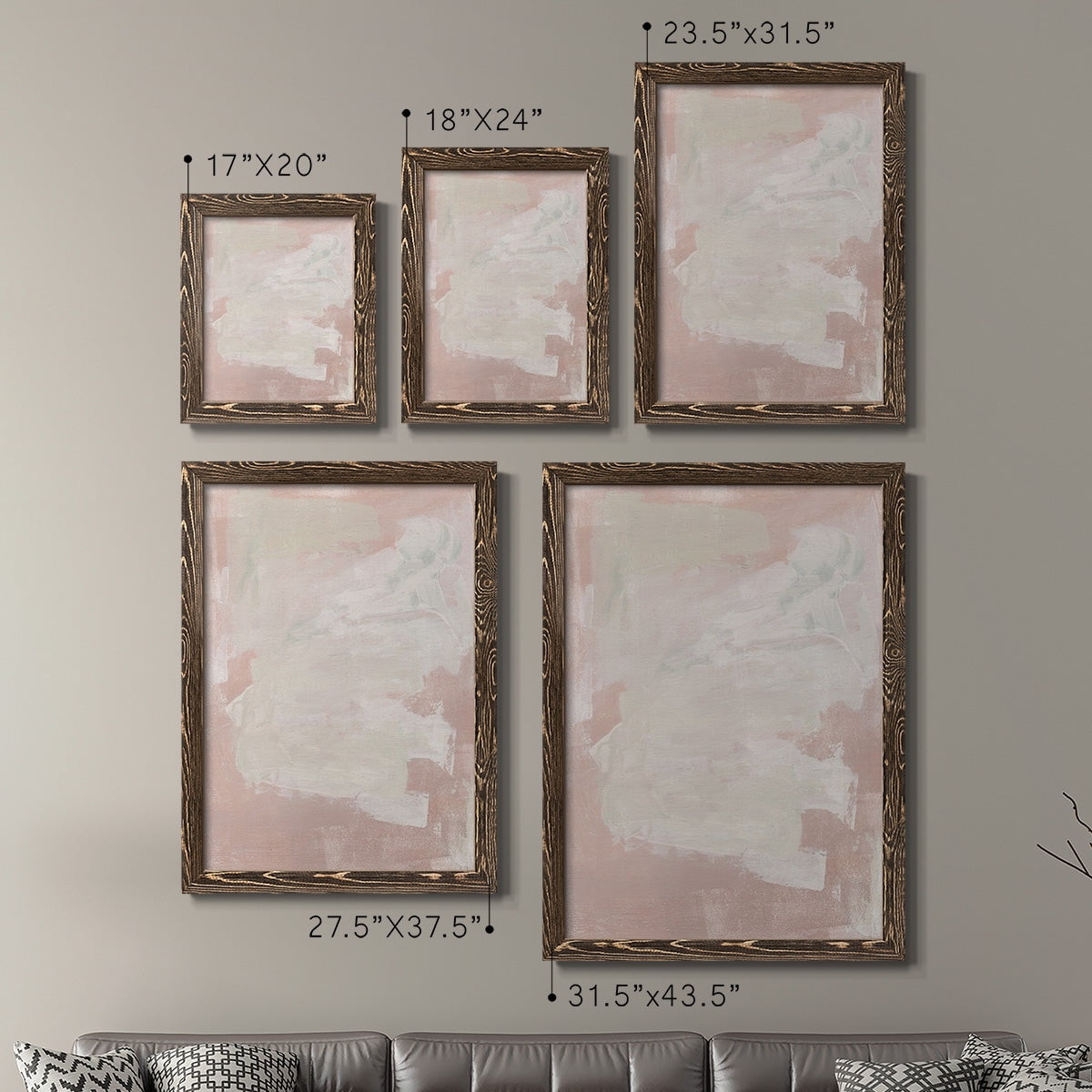 Hazy Summer I - Premium Framed Canvas 2 Piece Set - Ready to Hang