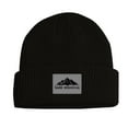 thumbnail image 5 of 2Pack Black Knit Cuffed Winter Beanie Caps and Hats with Reflective Design for Cycling Running, 5 of 5