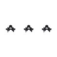 thumbnail image 1 of Naiovety Bike Seat Clip Ring Spare Parts Cycling Accessories Modified Component Clamps Cushion Clamp Universal Saddle Accessory Metal Type1, 1 of 6