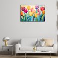 thumbnail image 2 of (HQ142) Resina Diamante Serie Flores Campo Tulipán Cristal Diamante 60*40cm, 2 of 9