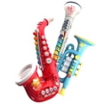 thumbnail image 1 of POINTERTECK Lovebay Musical Wind Instruments with Music Light Toy Can be played  for Baby Kids - Trumpet Horn Pink, 1 of 9