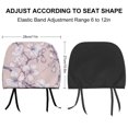HANSHB Car Seat Headrest Covers, Universal Car Seat Head Rest Protector