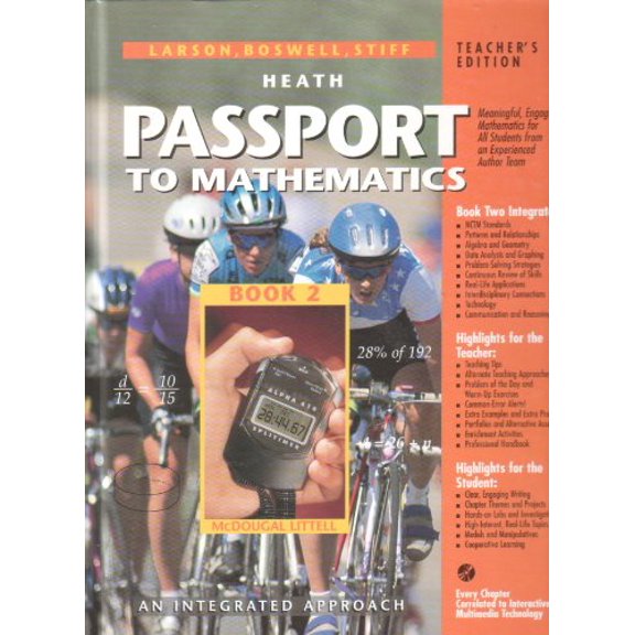 Pre-Owned Passport to Mathematics: An Integrated Approach, Book 2, 9780669406313, 0669406317, Hardcover,