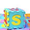 thumbnail image 3 of Alphabet Tiles Numbers Jigsaw Puzzle Soft Foam Mats Child Kid, 3 of 8