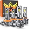 thumbnail image 1 of Bombillas Surgephoenix 9005/HB3 H11/H8/H9 120,000LM 6500K, 1 of 7