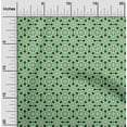 thumbnail image 2 of oneOone Cotton Poplin Twill Green Fabric Arabic Moroccan Sewing Material Print Fabric By The Yard 56 Inch Wide, 2 of 4
