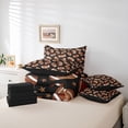 thumbnail image 6 of Erosebridal Brown Rugby Stars Print 7-Piece Twin Bedding Sets,American Ball Football Theme Bedding Comforter Set For Kids,Reversible black, 6 of 7