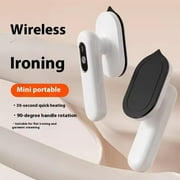 Portable Cordless Mini Steam Iron – Fast Heating Handheld Travel Iron with USB-C Rechargeable Battery, Spot & Delicate Garment Care for Cotton, Silk, Linen, Synthetic Fabrics
