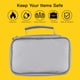 thumbnail image 5 of Bolsa de documentos para archivos a prueba de fuego Organizador de seguridad con cerradura de 3 dígi Meterk Gris con cerradura, 5 of 7