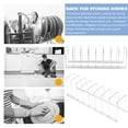 thumbnail image 6 of Stainless Steel Dish Rack Plate and Pan Stand Dish Drying Rack Cutting Board Organizer, 6 of 7