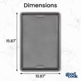 thumbnail image 5 of GoodCook PRO Nonstick Carbon Steel Baking Sheet, 15 in x 10 in, Gray, 5 of 9