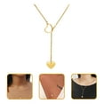 thumbnail image 3 of Personalized Love Necklace Clavicle Chain Heart Necklace Jewelry Necklaces, 3 of 8