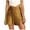 Gold, variant on Kaemgyyd Mini Skirts for Women Satin Silk High Waisted Split Slit Hem A-Line Fashion Party Short Skirt
