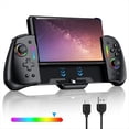 thumbnail image 3 of Para el Controlador de Gamepad de Switch, Diseño de Giroscopio de 6 Ejes Integrado, Agarre de Mano, Vibraciones de Motor Doble, JoyPad B, 3 of 5