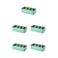 thumbnail image 2 of bedienty Storage Basket Ladder Layered Large Capacity Strong Practicality Wide Application Plastic Storage Box Organizers Storage green Rectangular 5Set, 2 of 6