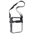 thumbnail image 1 of Clear Bag PVC Clear Purse Clear Crossbody Bag With Front Pocket For Concerts Sports Festivals, 1 of 6