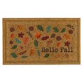 thumbnail image 1 of Mohawk Home Hello Fall Faux Coir Polyester Doormat, Orange, 18" x 30", 1 of 7