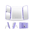 thumbnail image 1 of Sejoy SM363 espejo de maquillaje de vanidad con luz recargable Xtellar color morado, 1 of 4