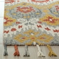 thumbnail image 3 of SAFAVIEH Suzani Jimmy Southwestern Wool Area Rug, Grey/Gold, 5' x 8', 3 of 7