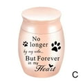 thumbnail image 5 of SharkTRUE Mini Pet Memorial Small Urns For Dog and Ashes, Stainless Steel Tiny Urn Print Ashes, Cats or Keepsake For Dog Pet U Paw, 5 of 9