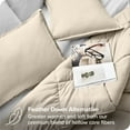 thumbnail image 3 of Bare Home Goose Down Alternative Comforter Set - 3 Piece Set - King/Cal King, Sand, 3 of 7